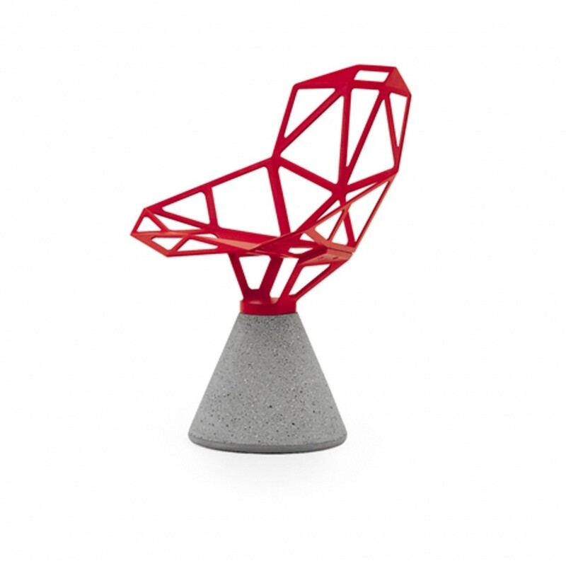 Chair One Chair With Concrete Base