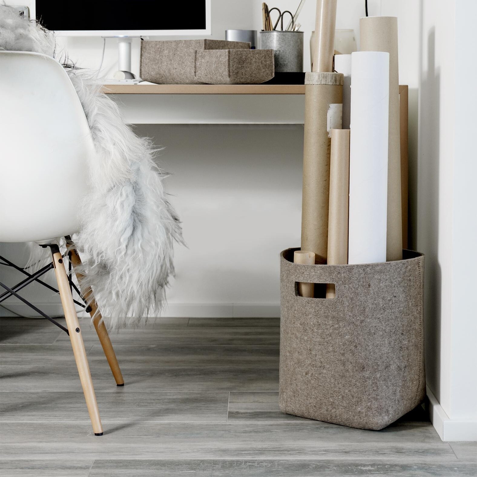 HEY-SIGN Felt Wastebasket