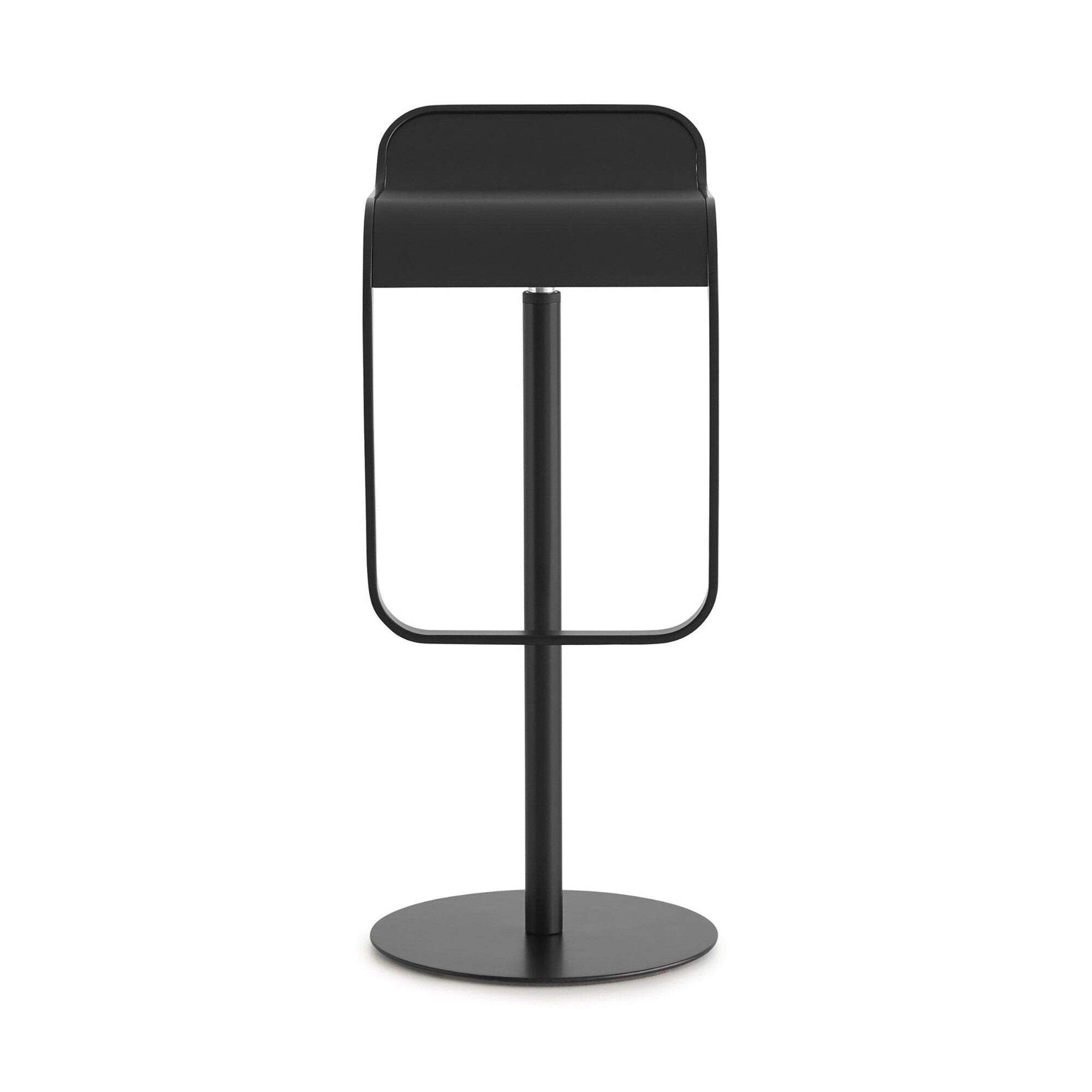 LEM S80 Bar Stool Frame Black Seat Laminate