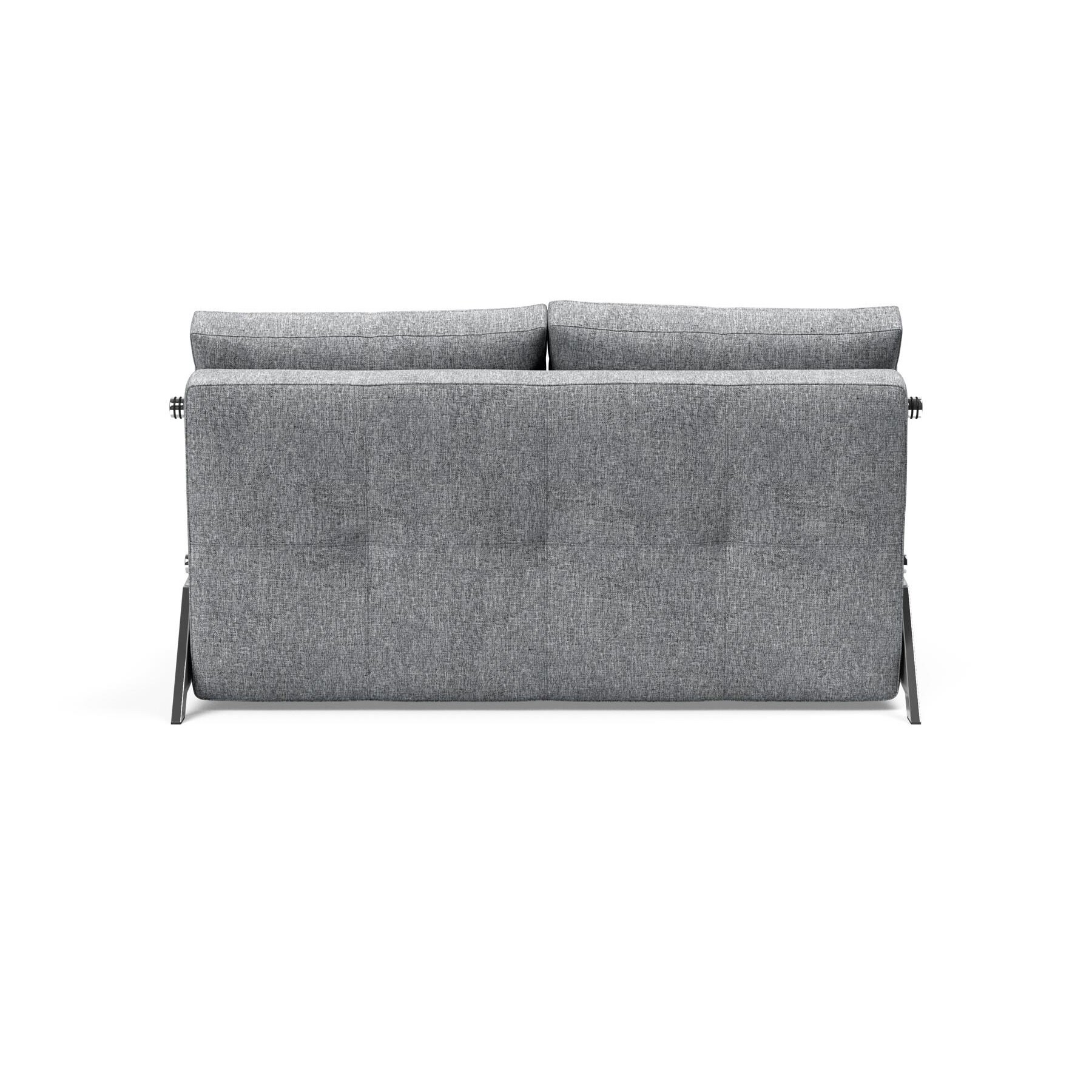 Cubed 140 Sofa Bed Chrome 145x103cm