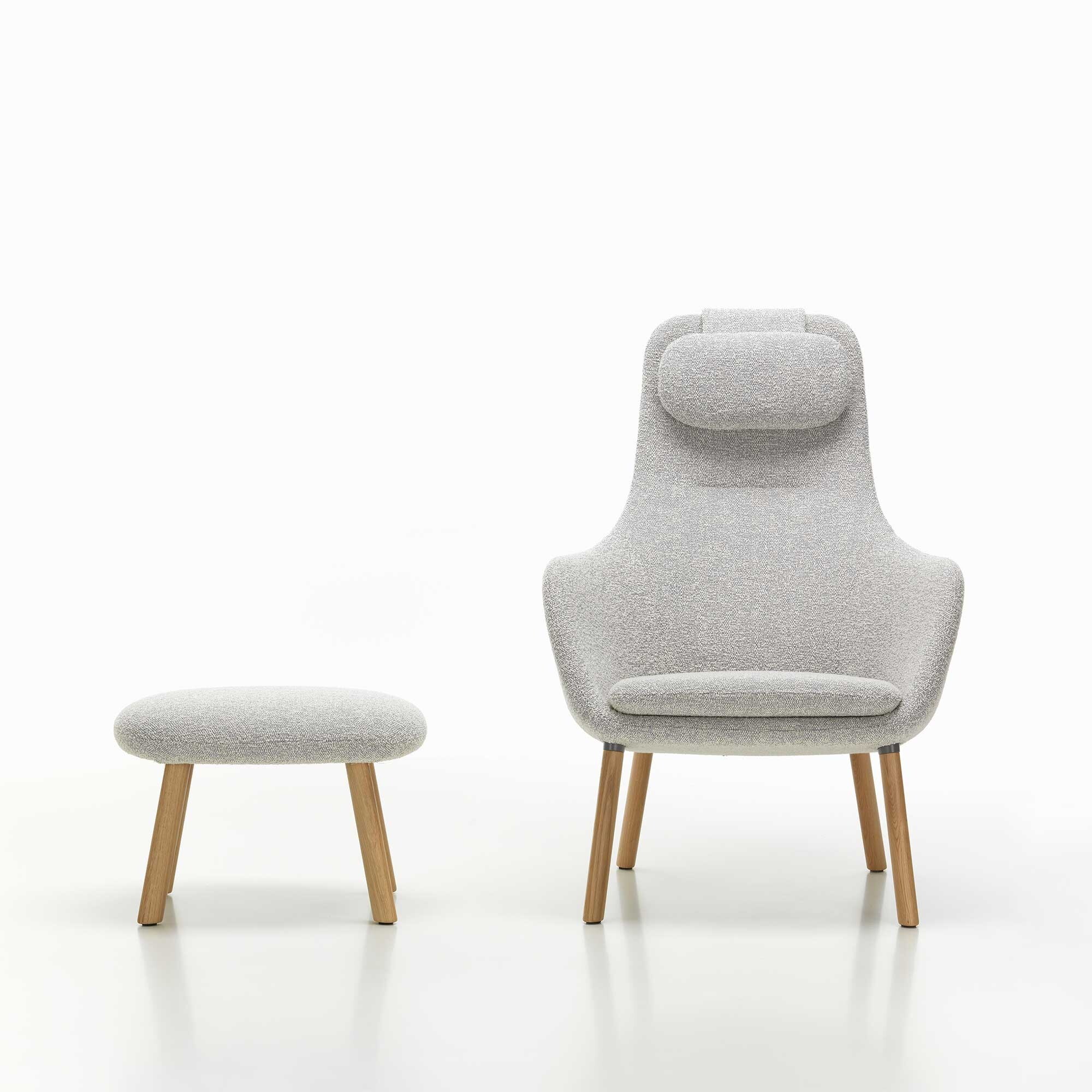 HAL Lounge Lounge Chair & Ottoman Fabric