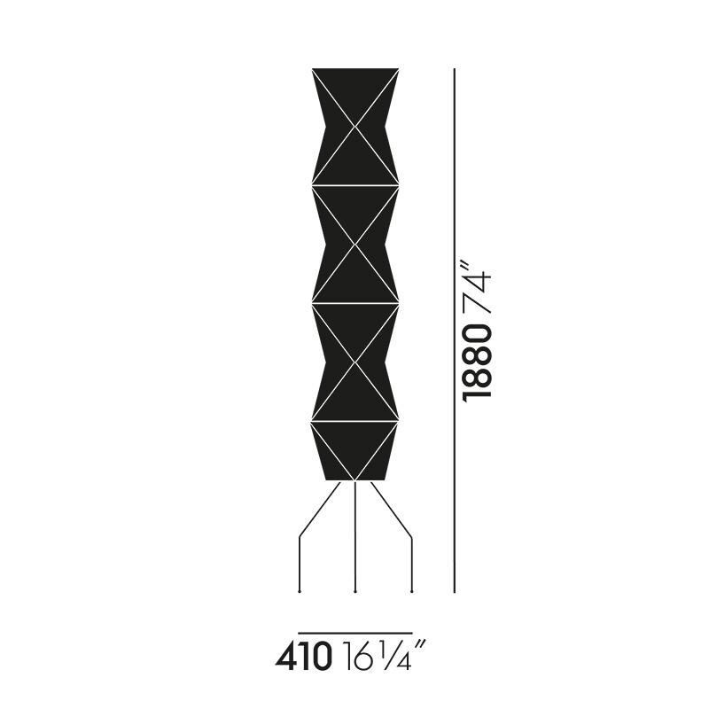 Akari UF4-L8 Floor Lamp