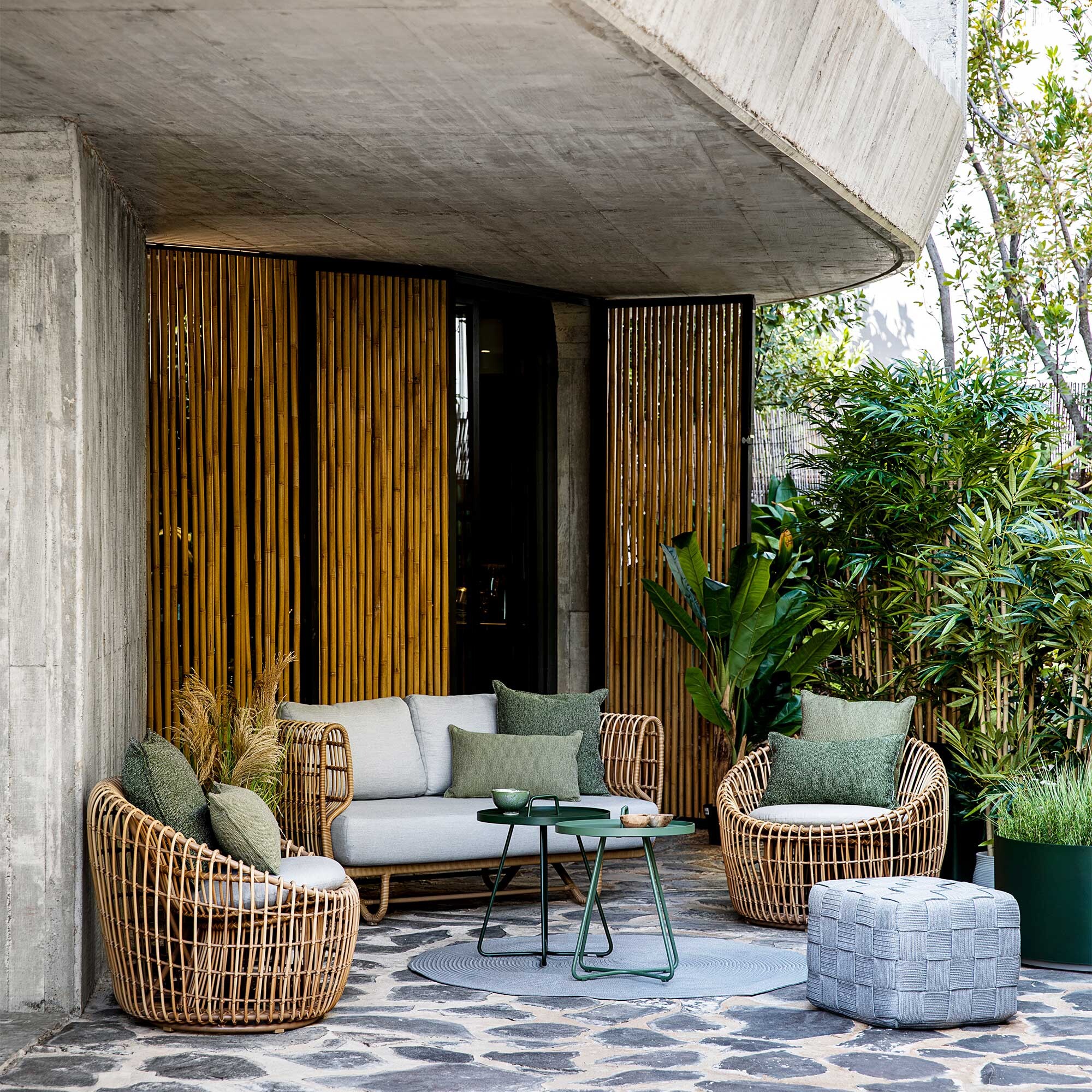 Nest Outdoor Armchair Round