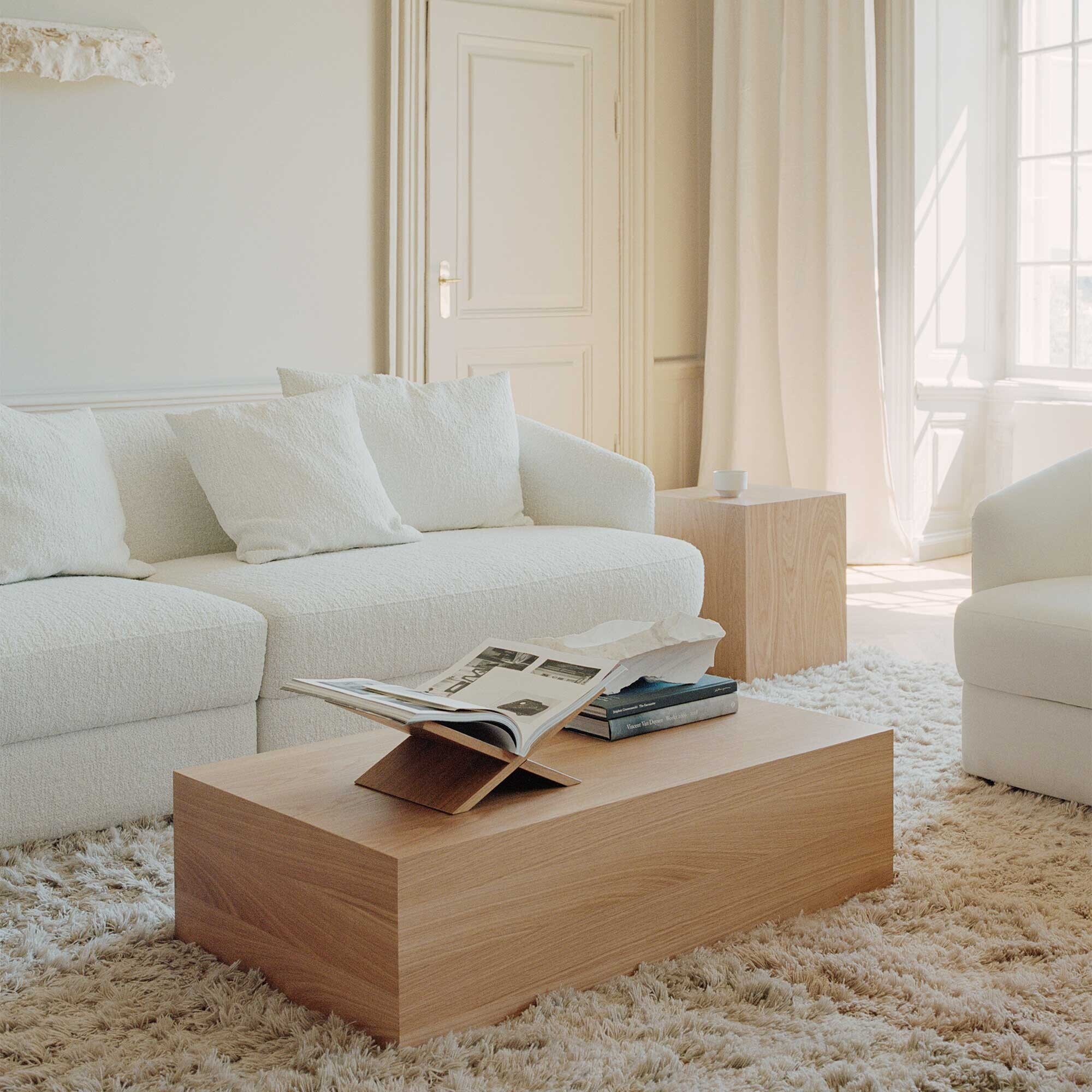 Mass High Coffee Table with Drawer