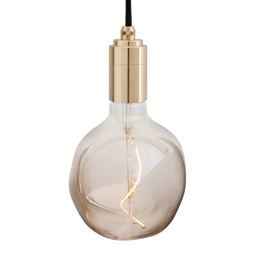 Brass Suspension Lamp + Voronoi I LED E27 FILAMENT 2W => 10W