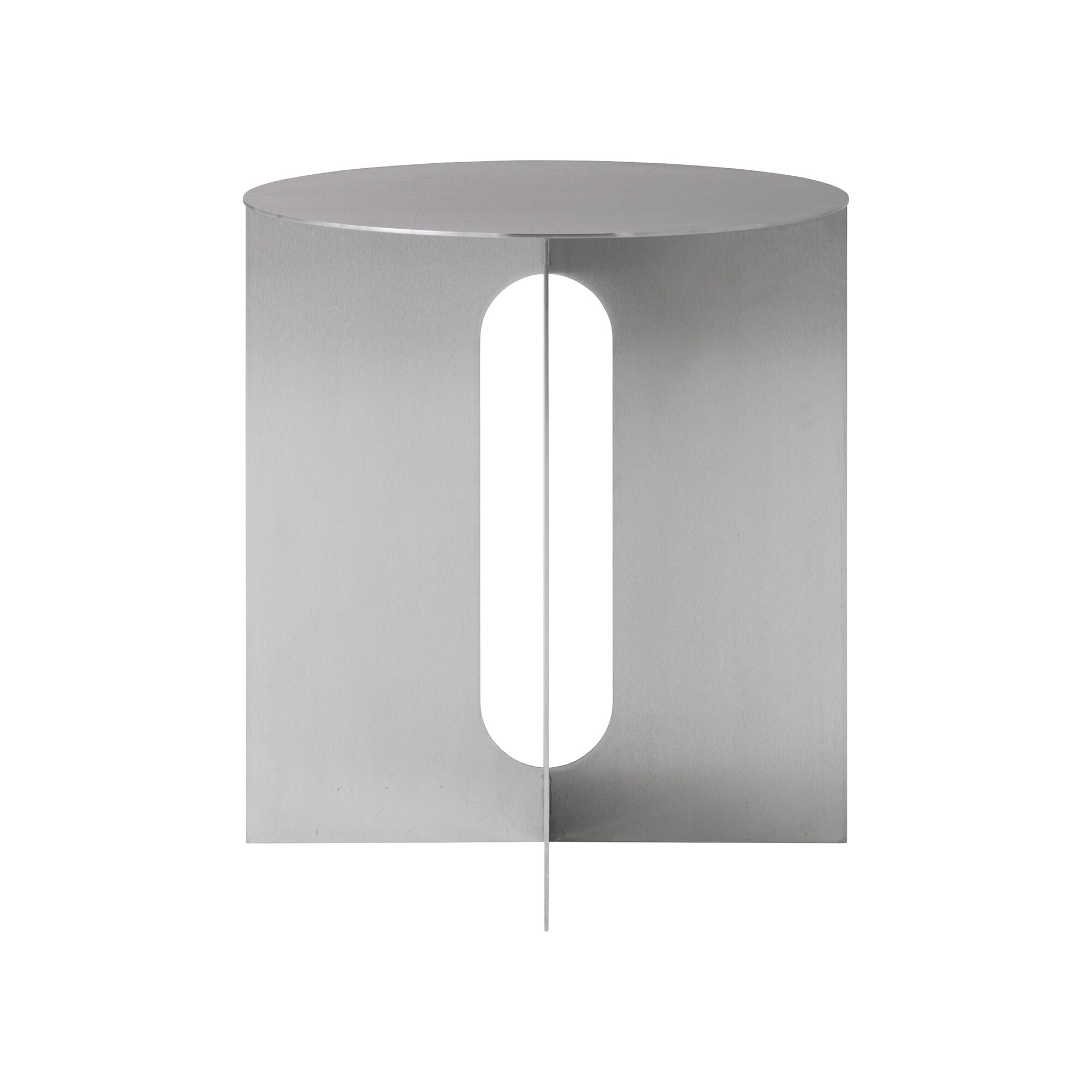 Androgyne Side Table Steel Ø 40cm