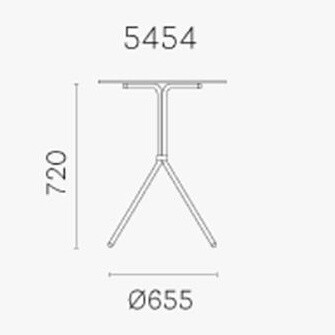 Nolita 5454 Garden Table 70x70cm