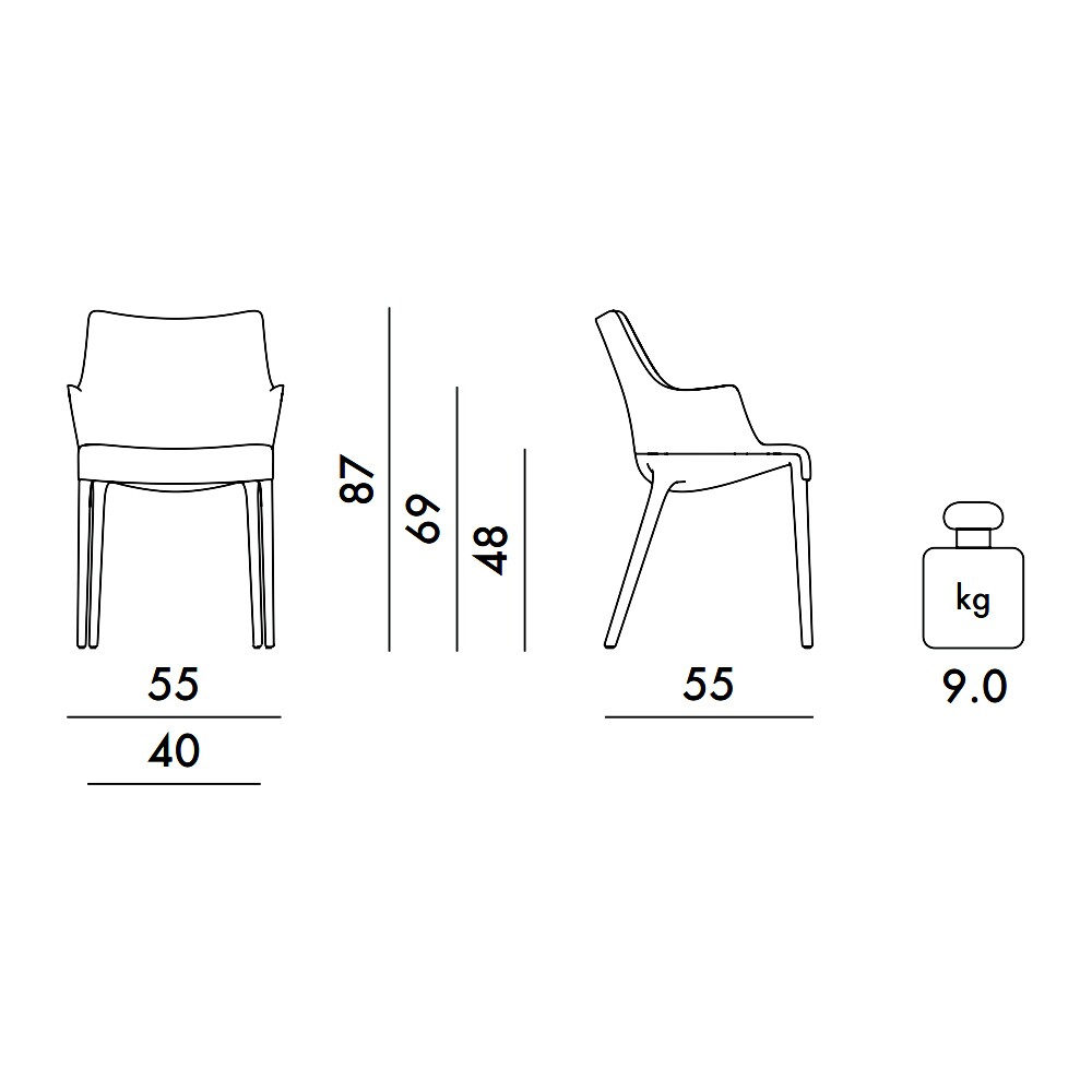 Eleganza Nia Armchair Missoni