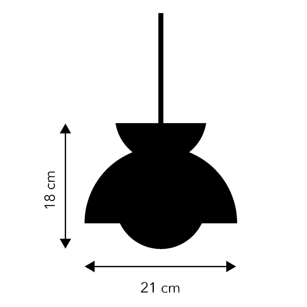Butterfly Suspension Lamp Ø21cm