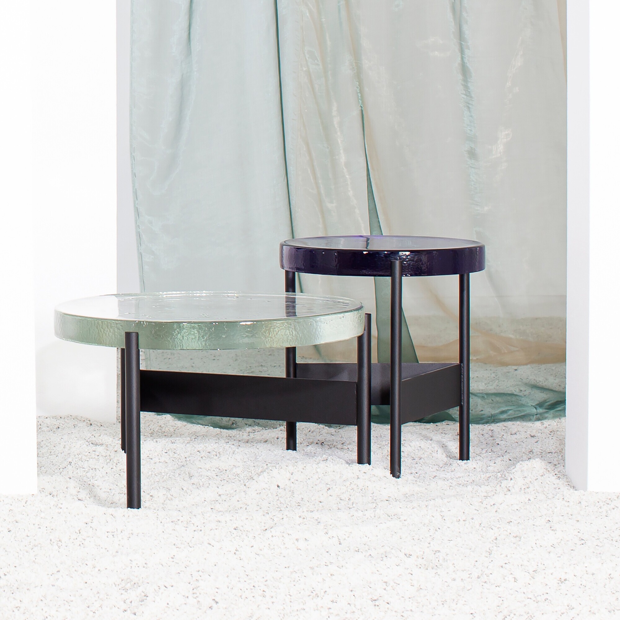 Alwa Two Big Side Table H 35cm