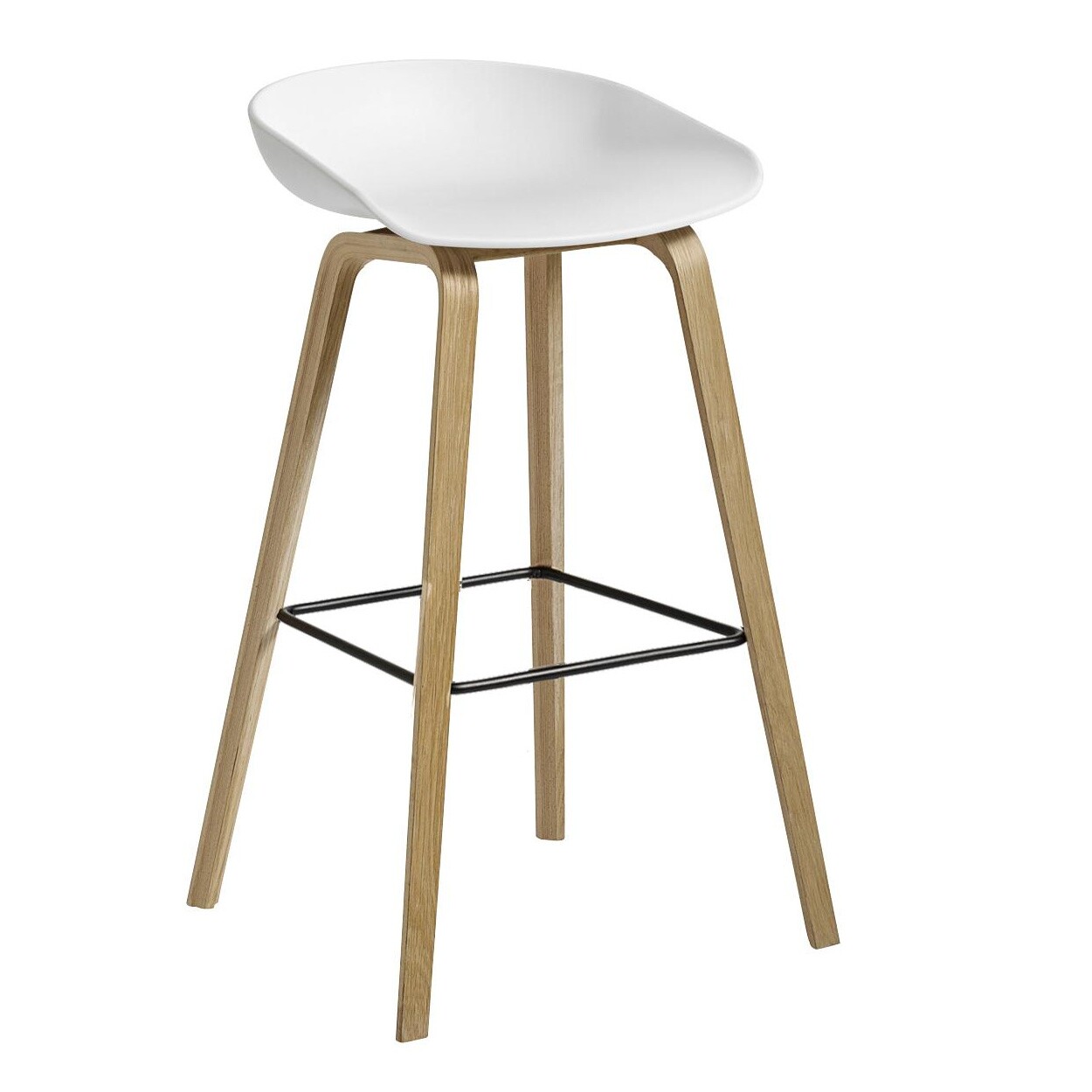 About a Stool AAS 32 2.0 Bar Stool High Soaped Oak Base