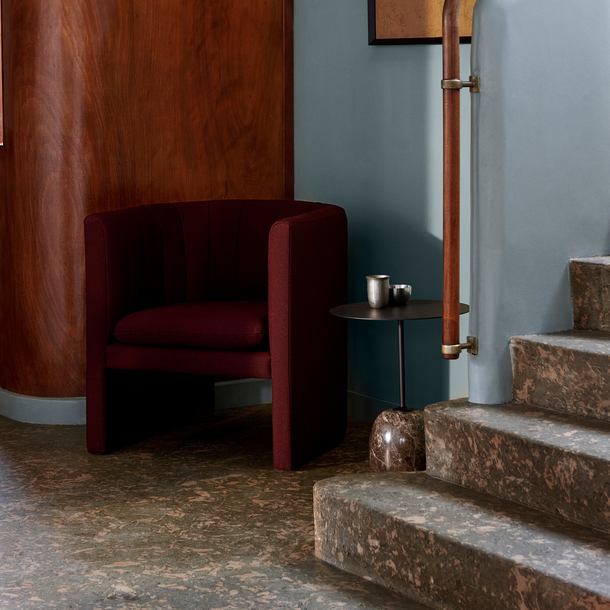 Lato LN8 Side Table Top Steel Round