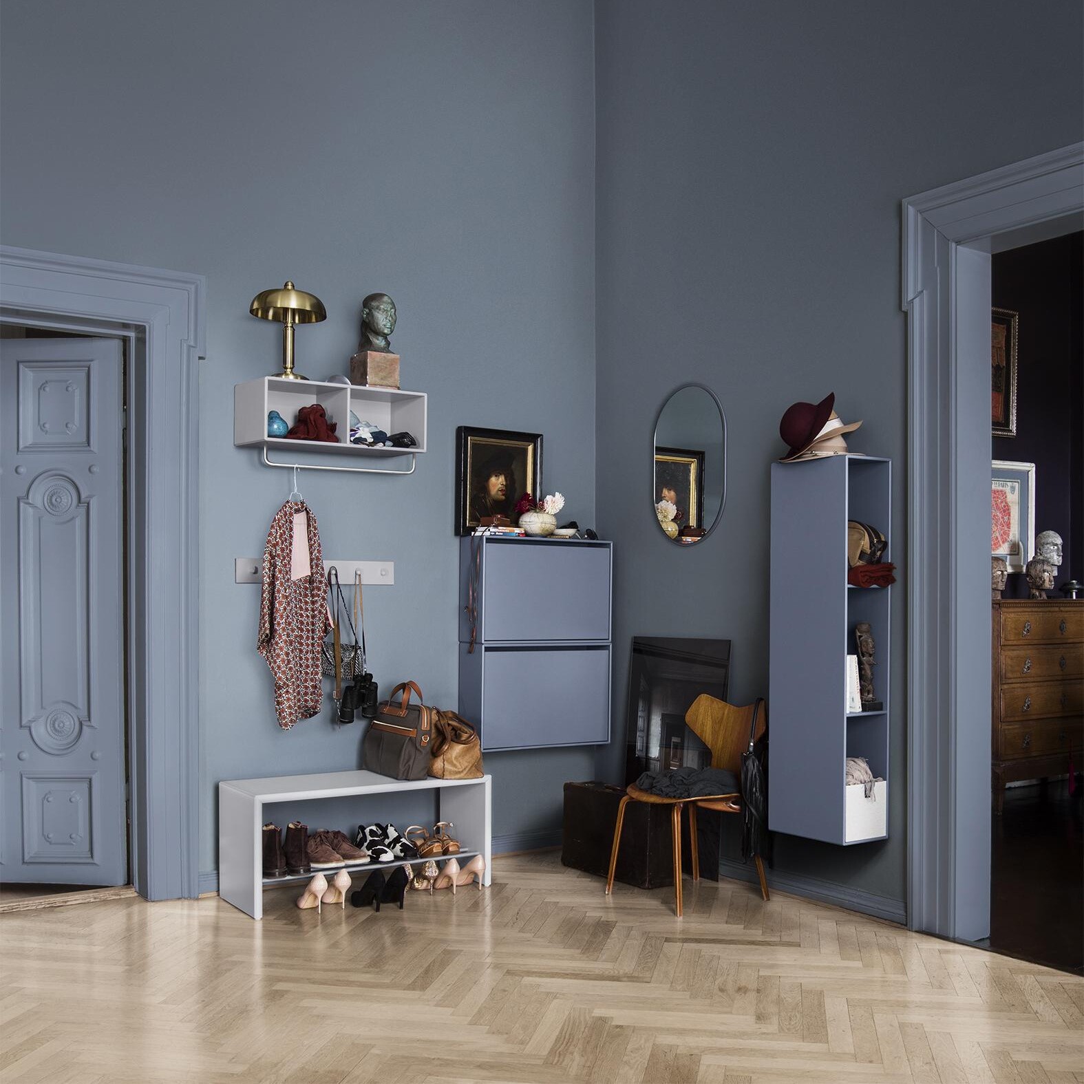 Hide Shoe Storage Box