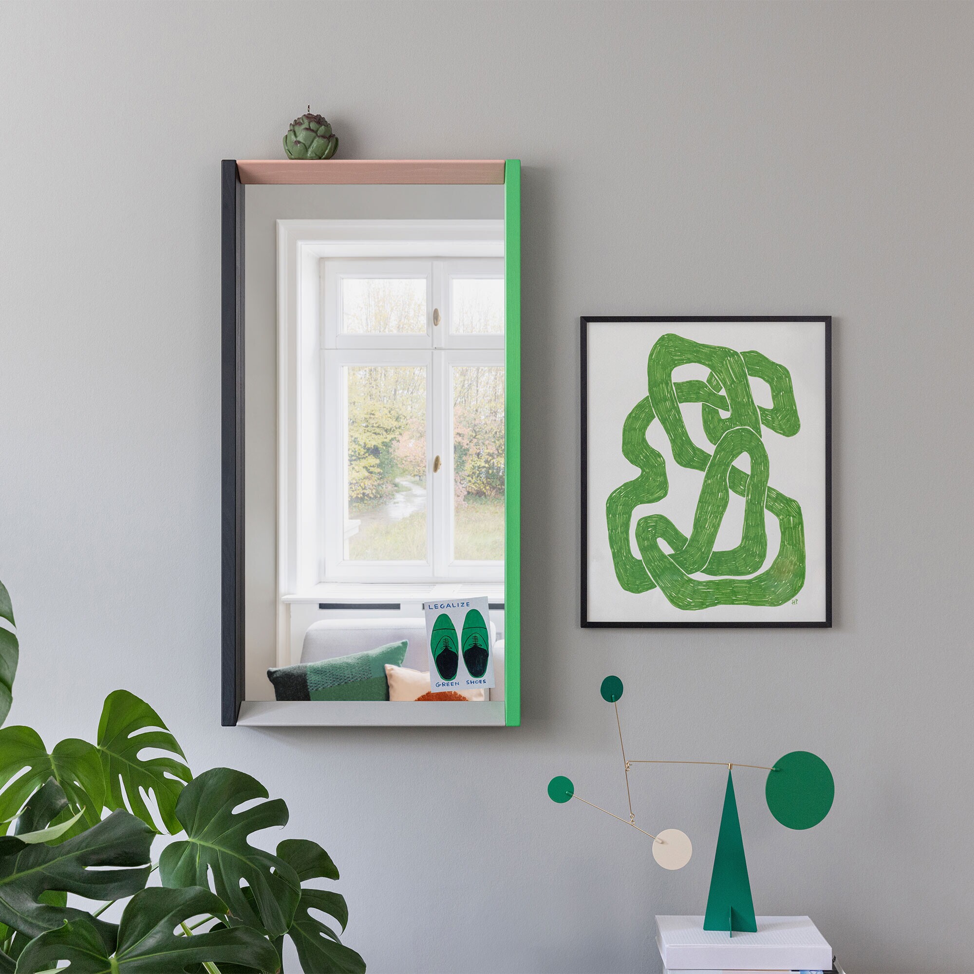 Colour Frame Mirror M