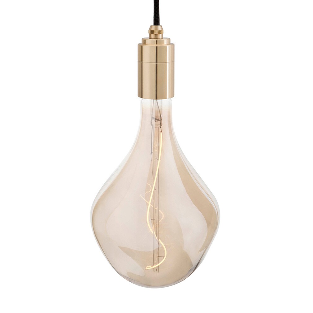 Brass Suspension Lamp + Voronoi II LED E27 FILAMENT 3W =>14W