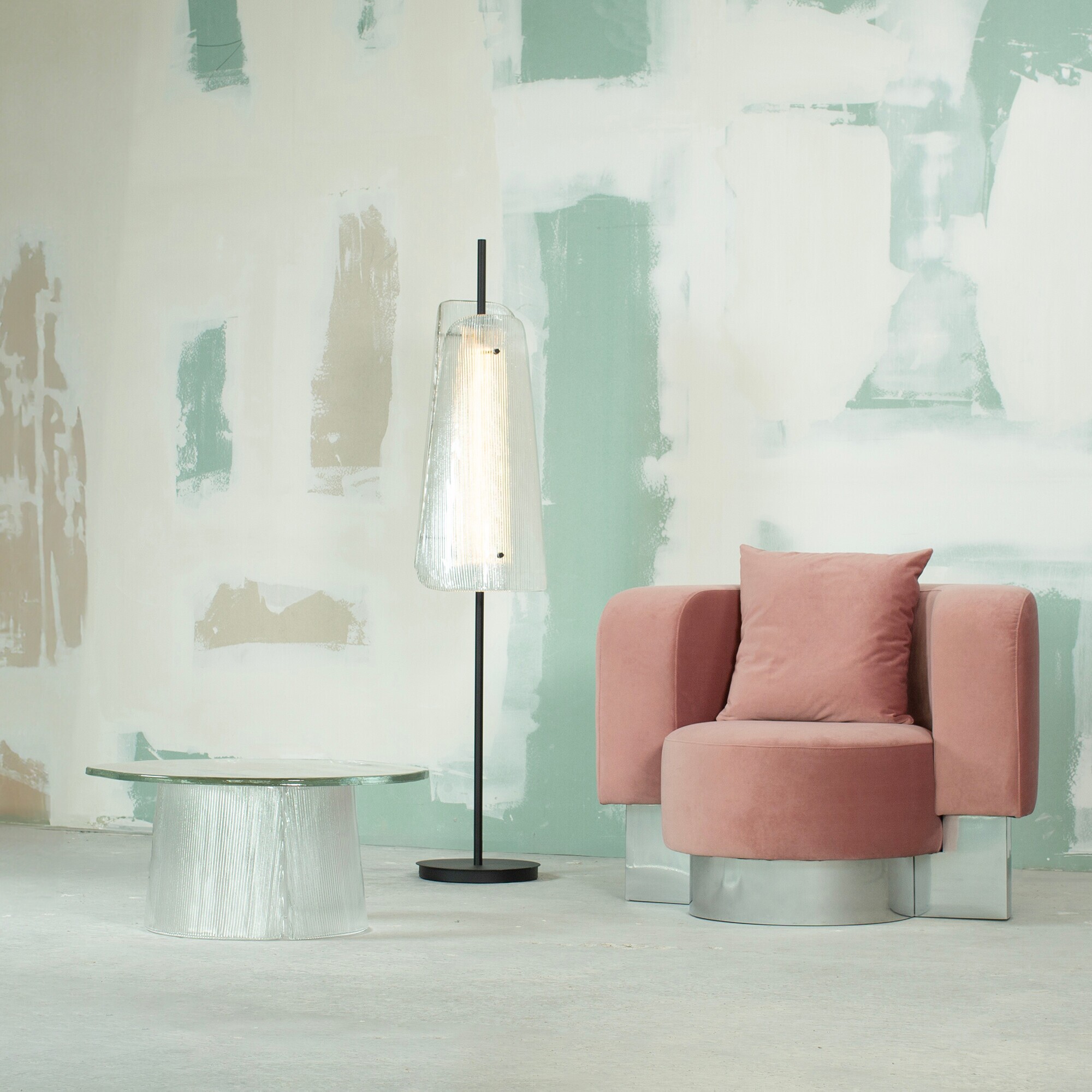 Bent Side Table H 36cm