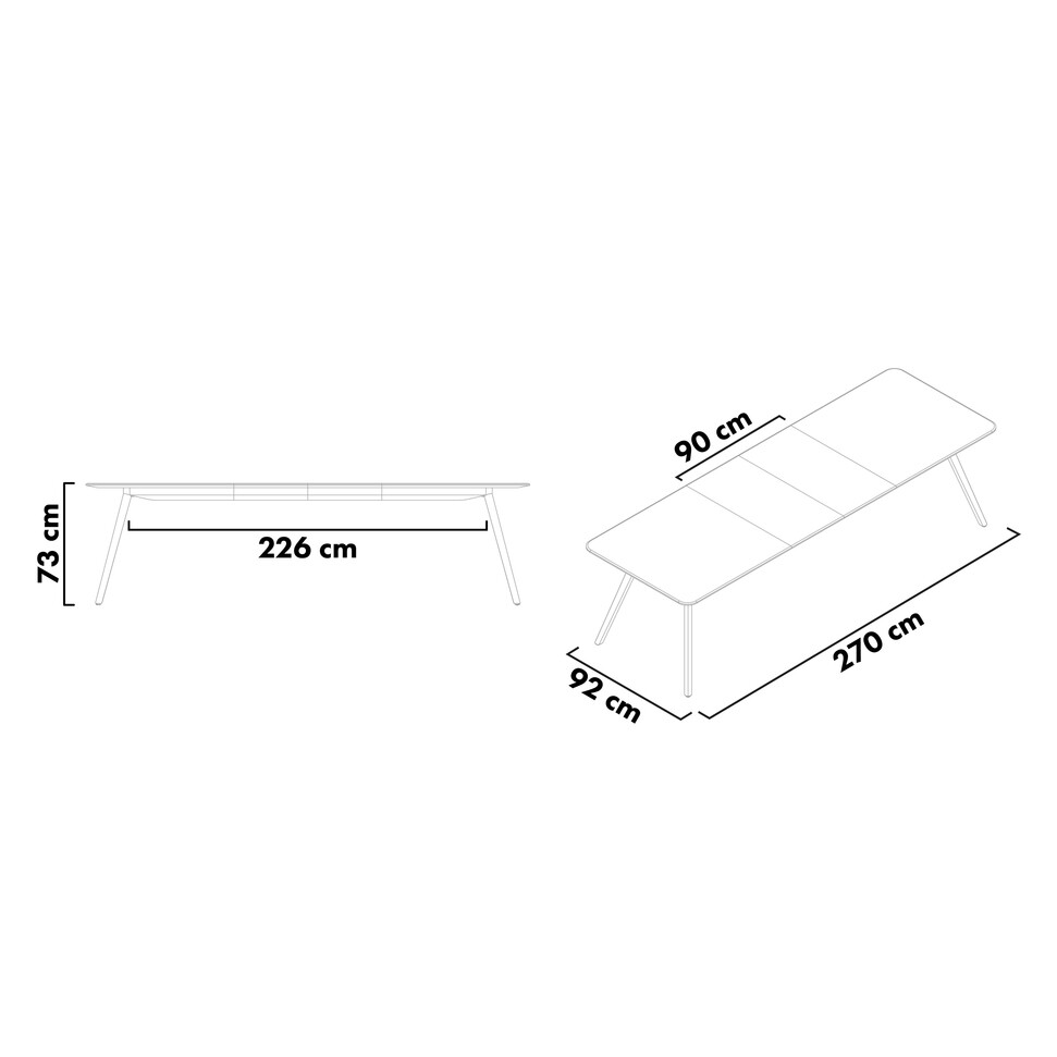 Meyer Dining Table Extendable 180-270cm