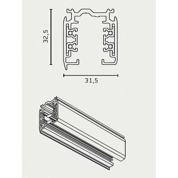 Global Pro 3-Phase Track Line