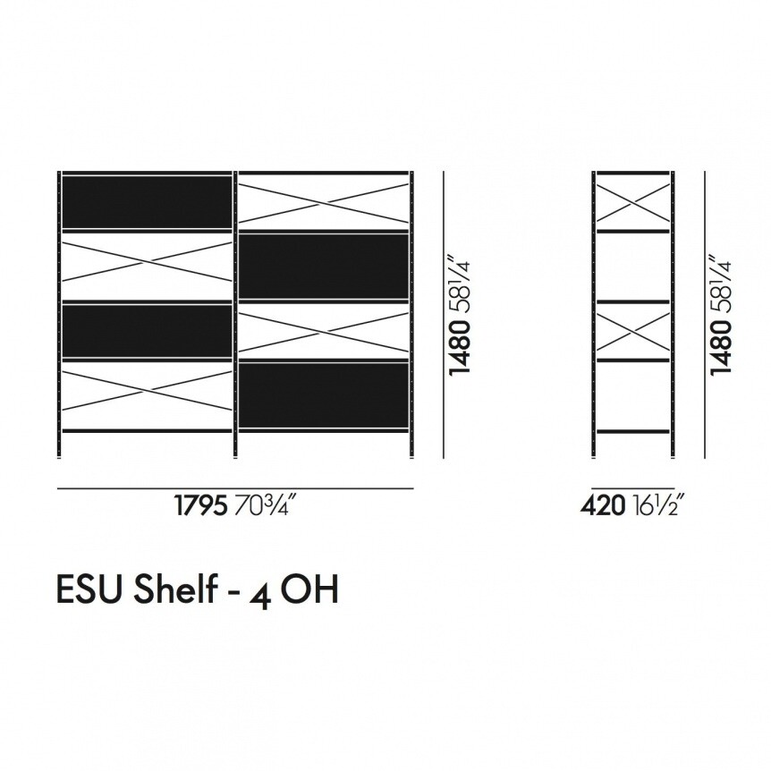 Eames Storage Unit ESU Shelf