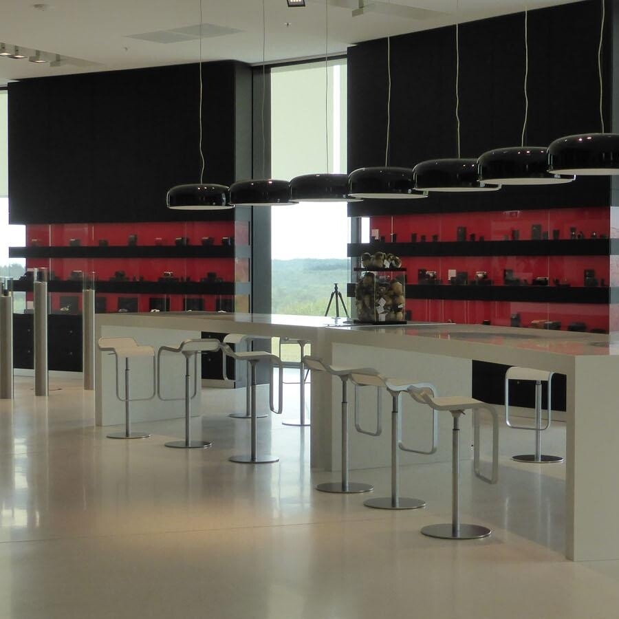 LEM S79 Bar Stool Seat Oak 63-75cm