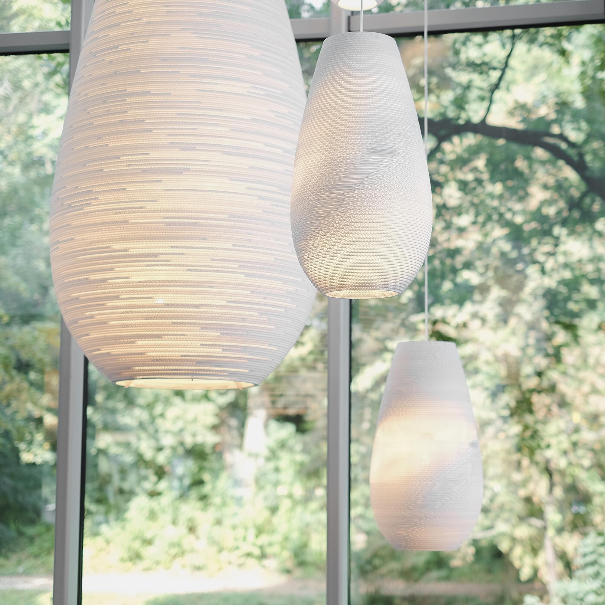 Drop Suspension Lamp White