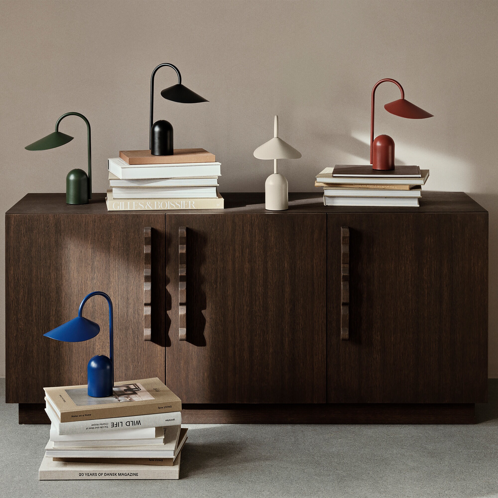 Arum Portable Table Lamp with Battery