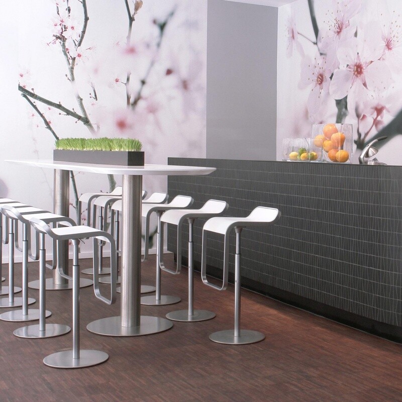 LEM S79 Bar Stool Seat Leather 63-75cm