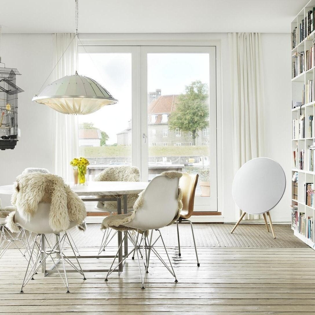 Eames Plastic Side Chair DSR Chromed Base