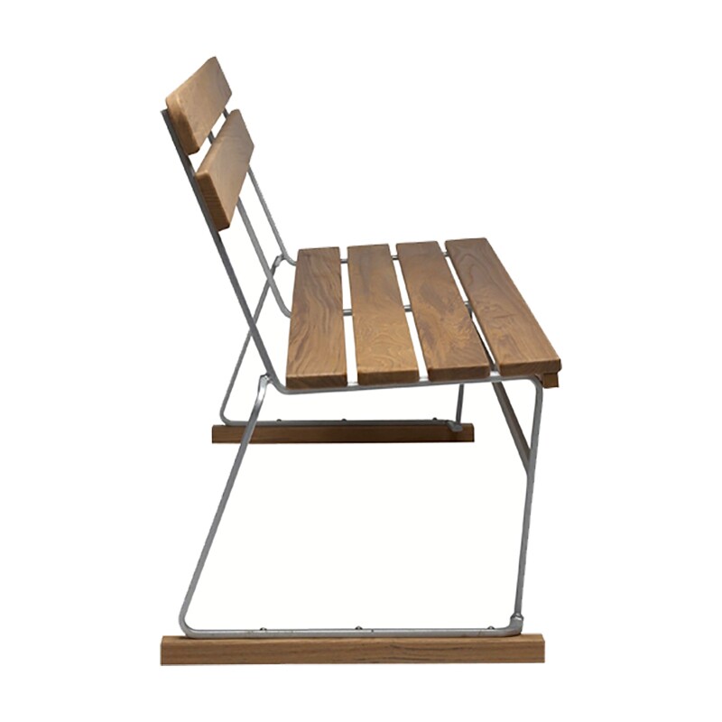 5 Garden Bench 204x77cm Teak