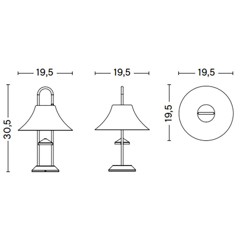 Mousqueton LED Lamp with Battery