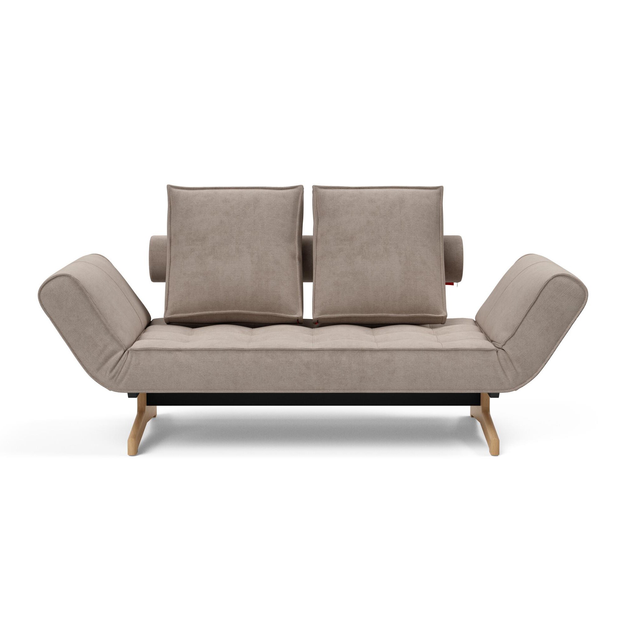 Ghia Wood Sofa Bed Corduroy 210x93cm