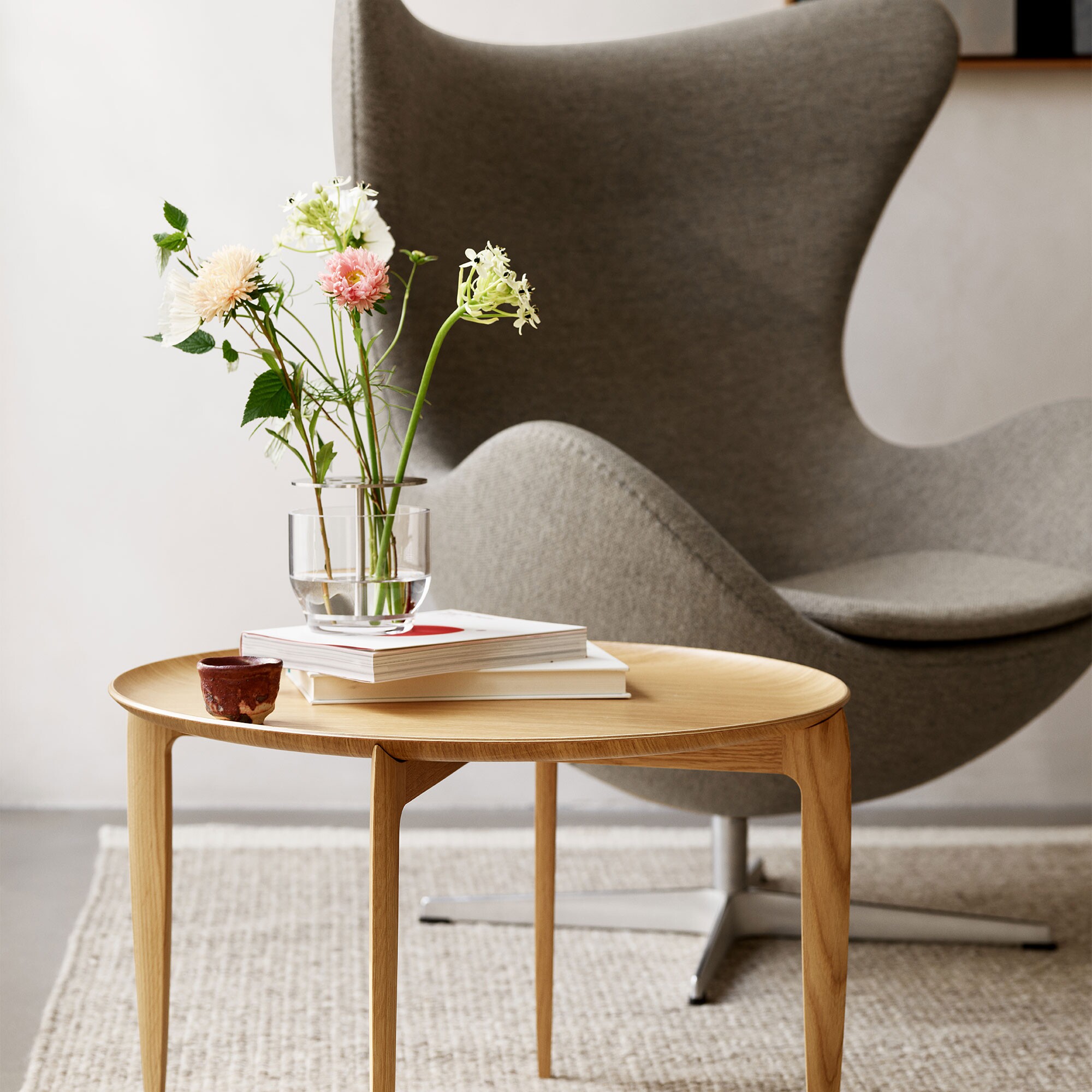 Foldable Tray Table Ø60cm