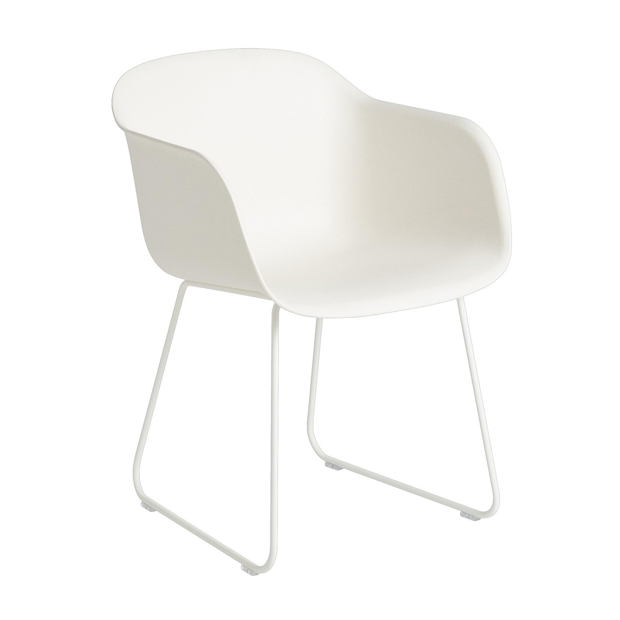 Fiber Chair  Armchair With Sled Base