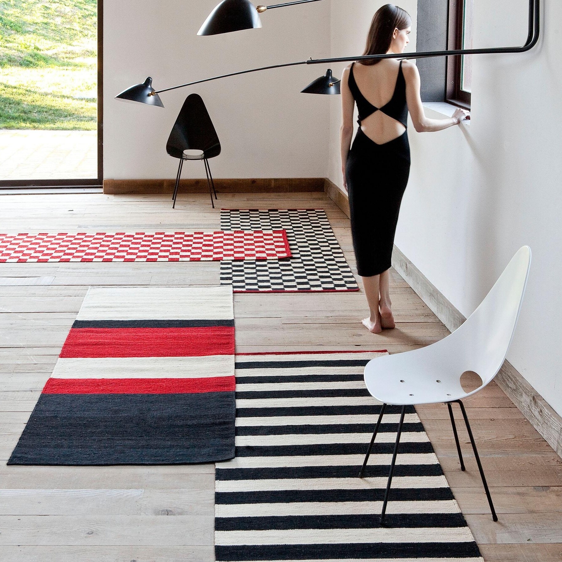 Mélange Stripes 2 Kilim Carpet Runner 80x240cm