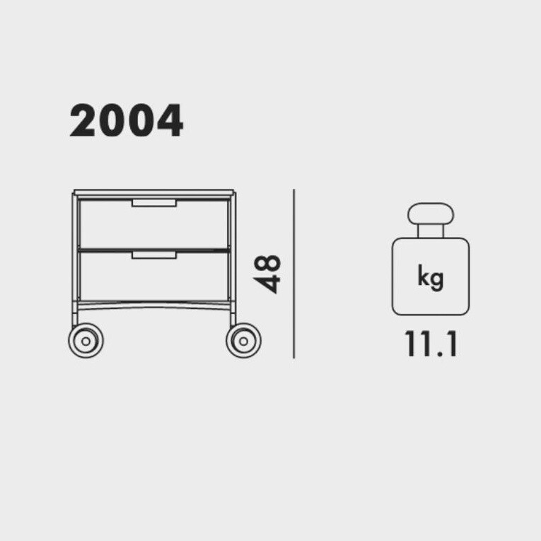 Mobil 2 Container with Wheels