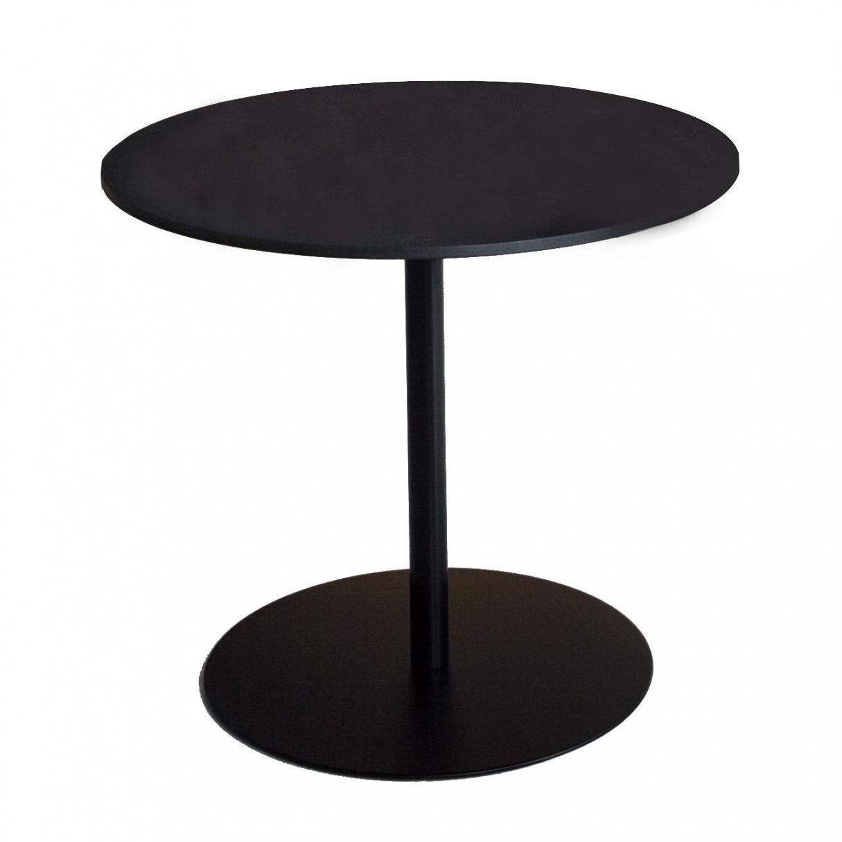 Brio Bistro Table Frame Black Round H72cm