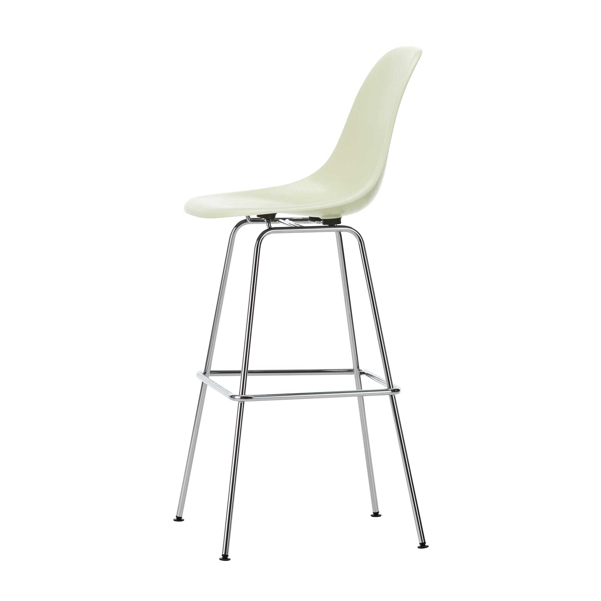 Eames Fiberglass Bar Chair High Chromed