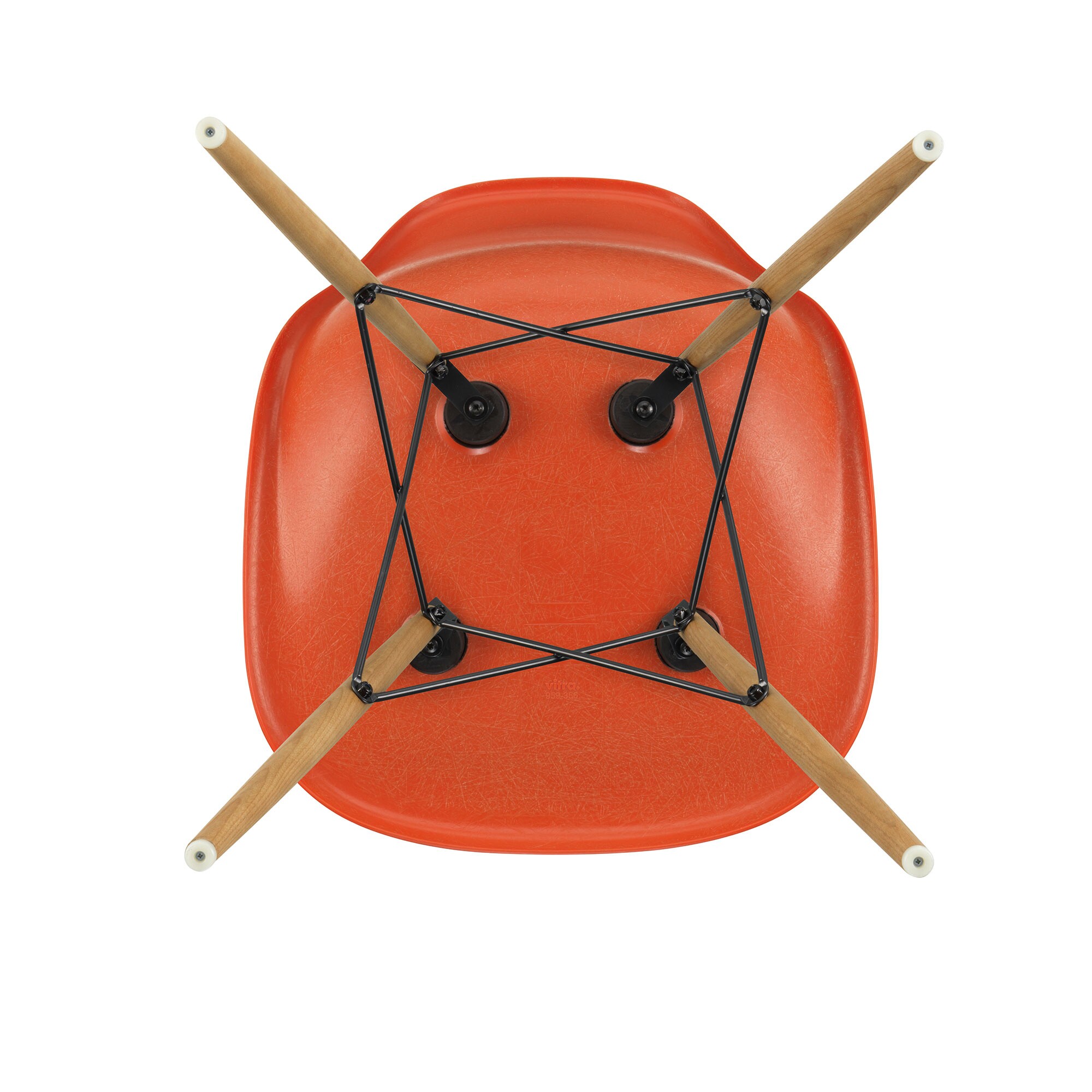 Eames Fiberglass Side Chair DSW Ash Base