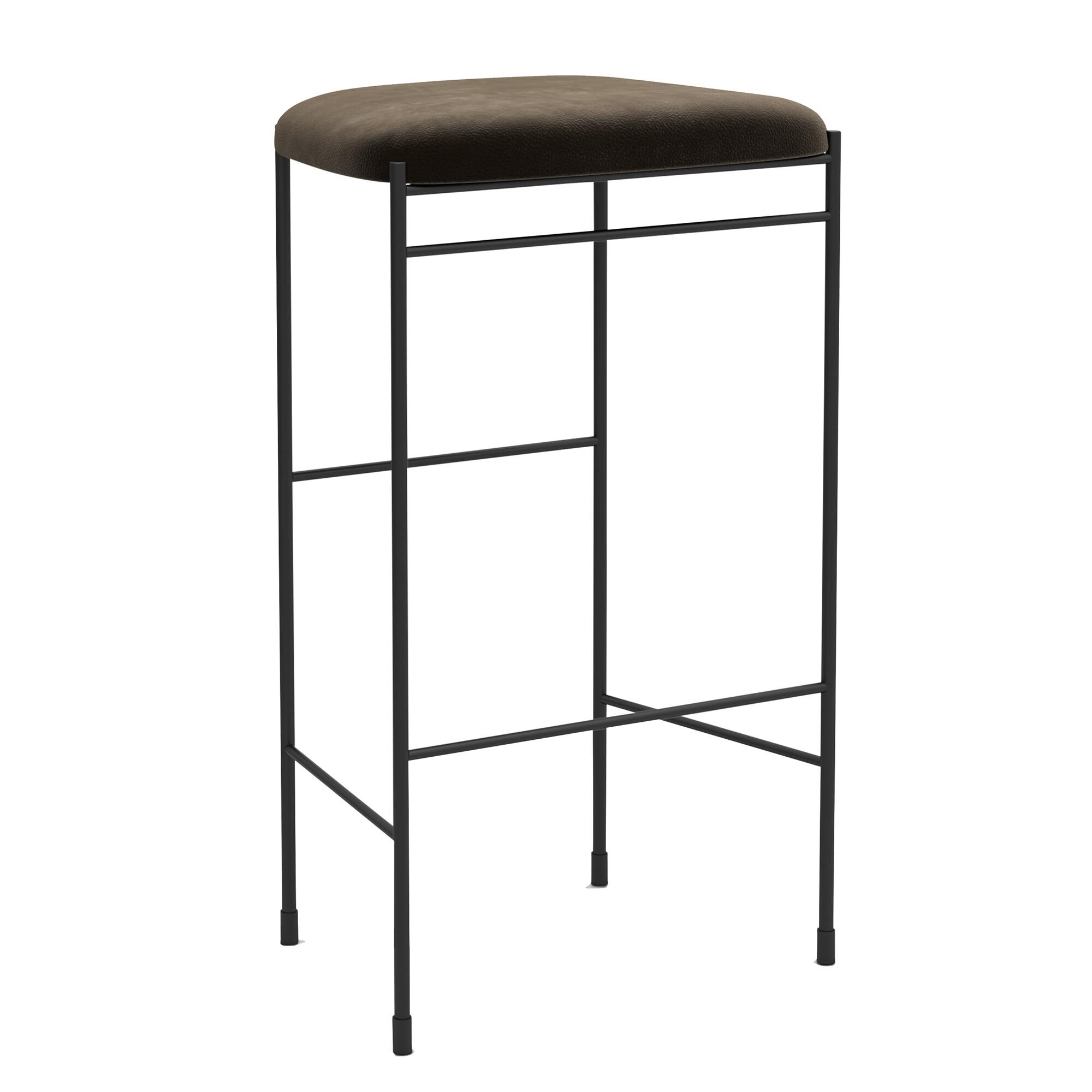Covent Bar Stool Leather 75cm