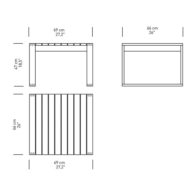 BK16 Outdoor Side Table