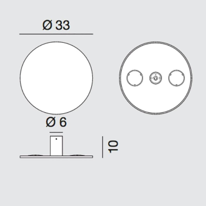 Collide H2 LED Wall/ Ceilling Lamp