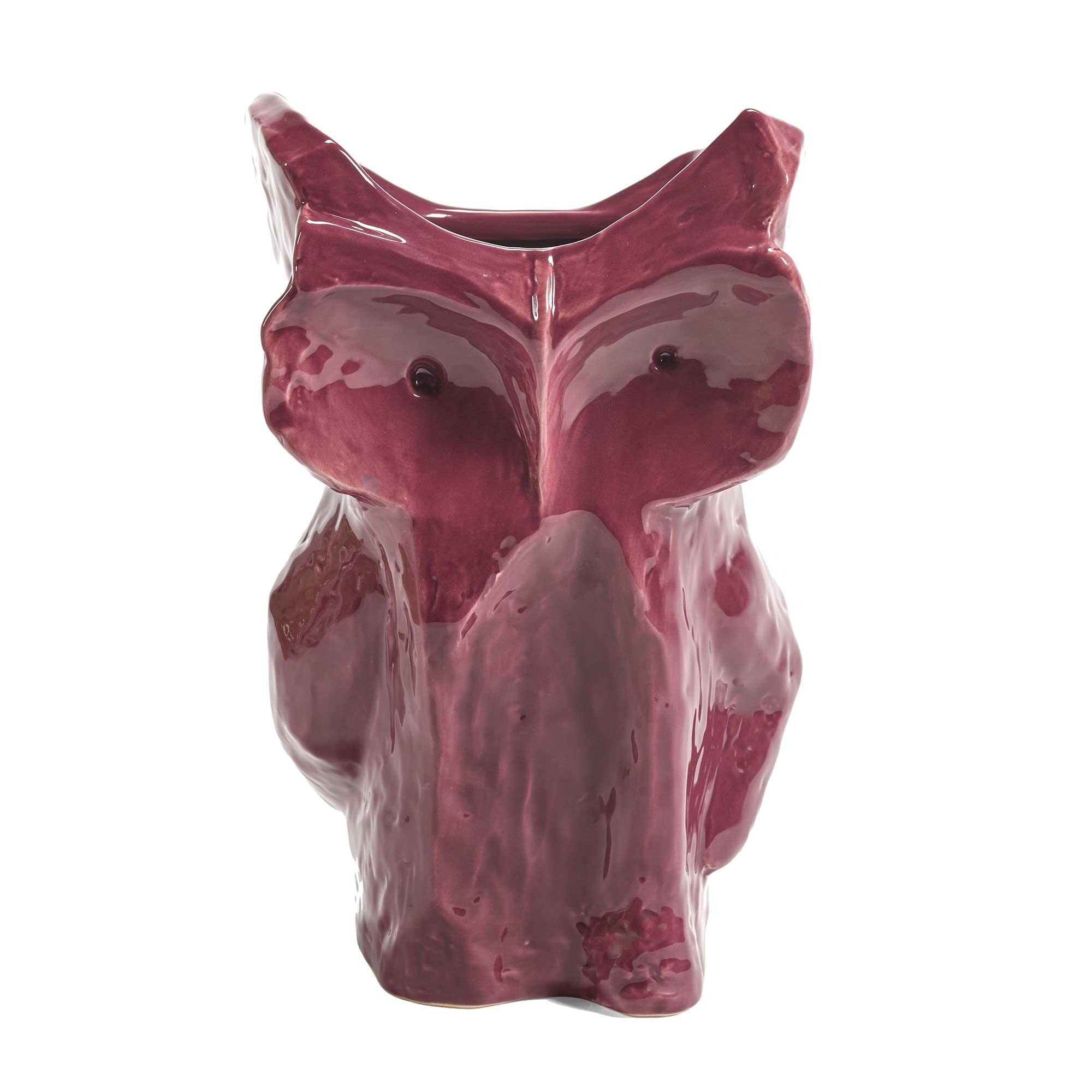 After Midnight Vase Owl L