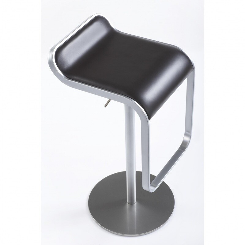 LEM S79 Bar Stool Seat Leather 63-75cm