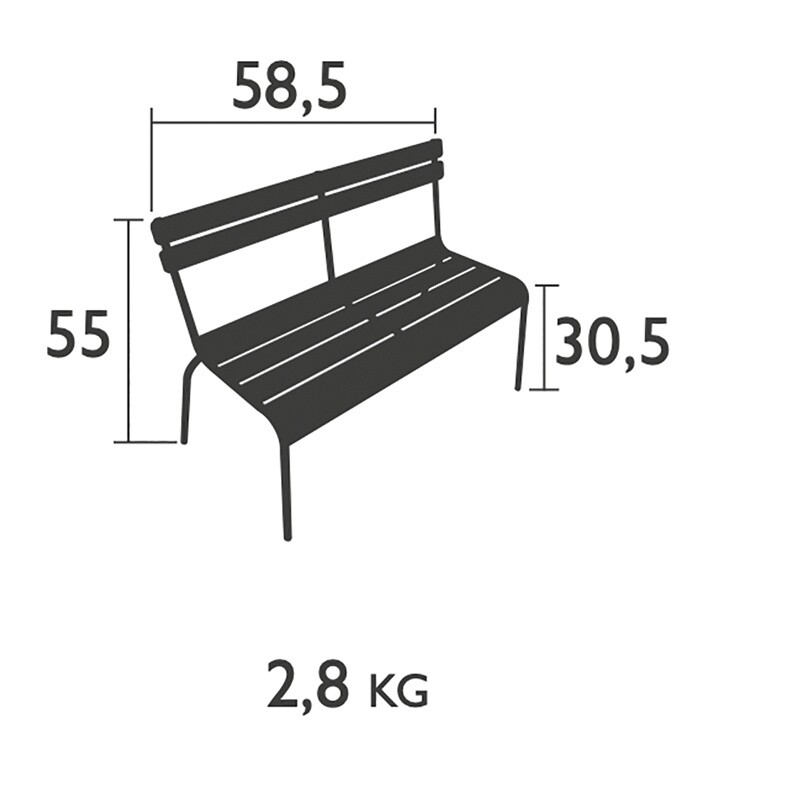 Luxembourg Kid Garden Bench