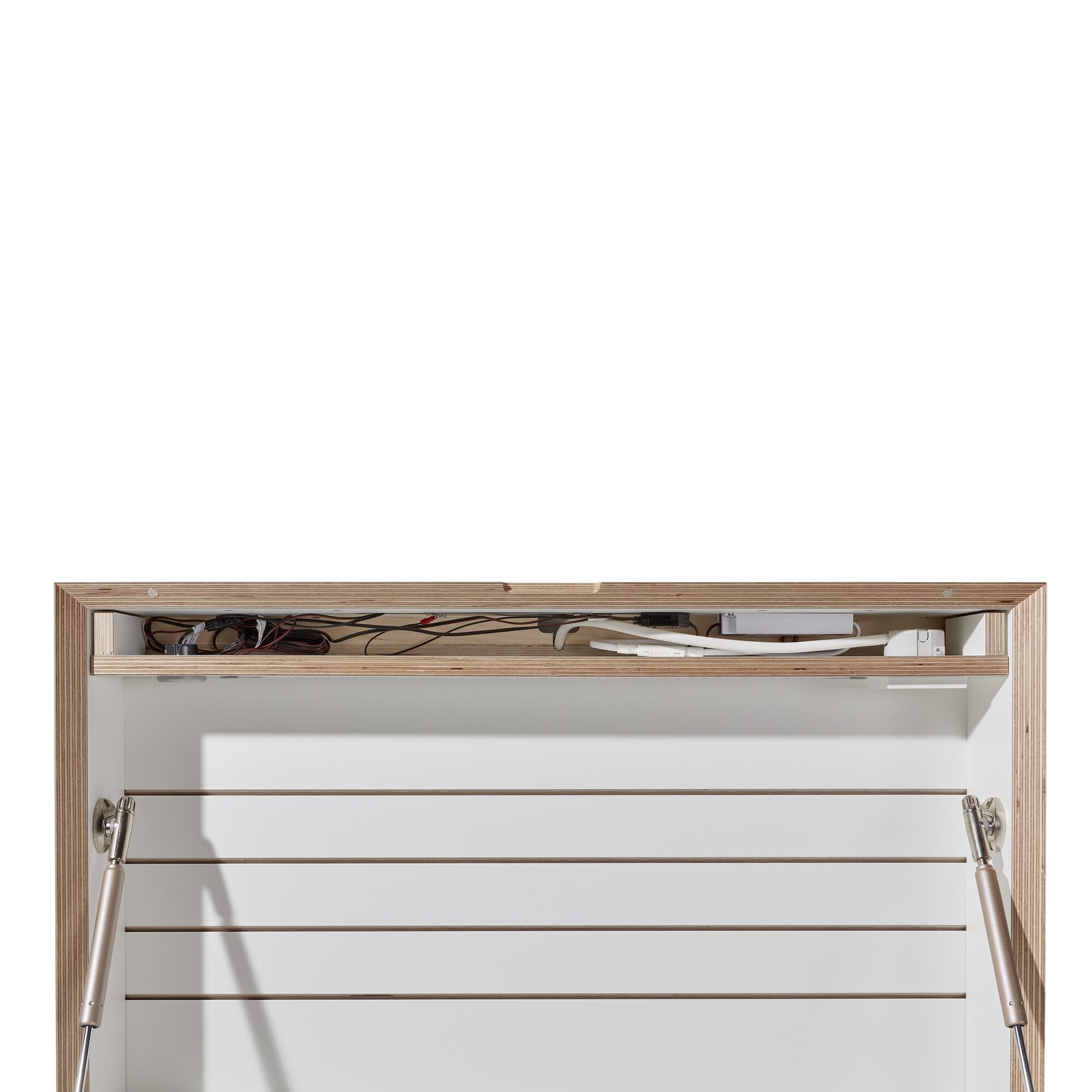 Flatmate Wall Secretary with Birch Edge