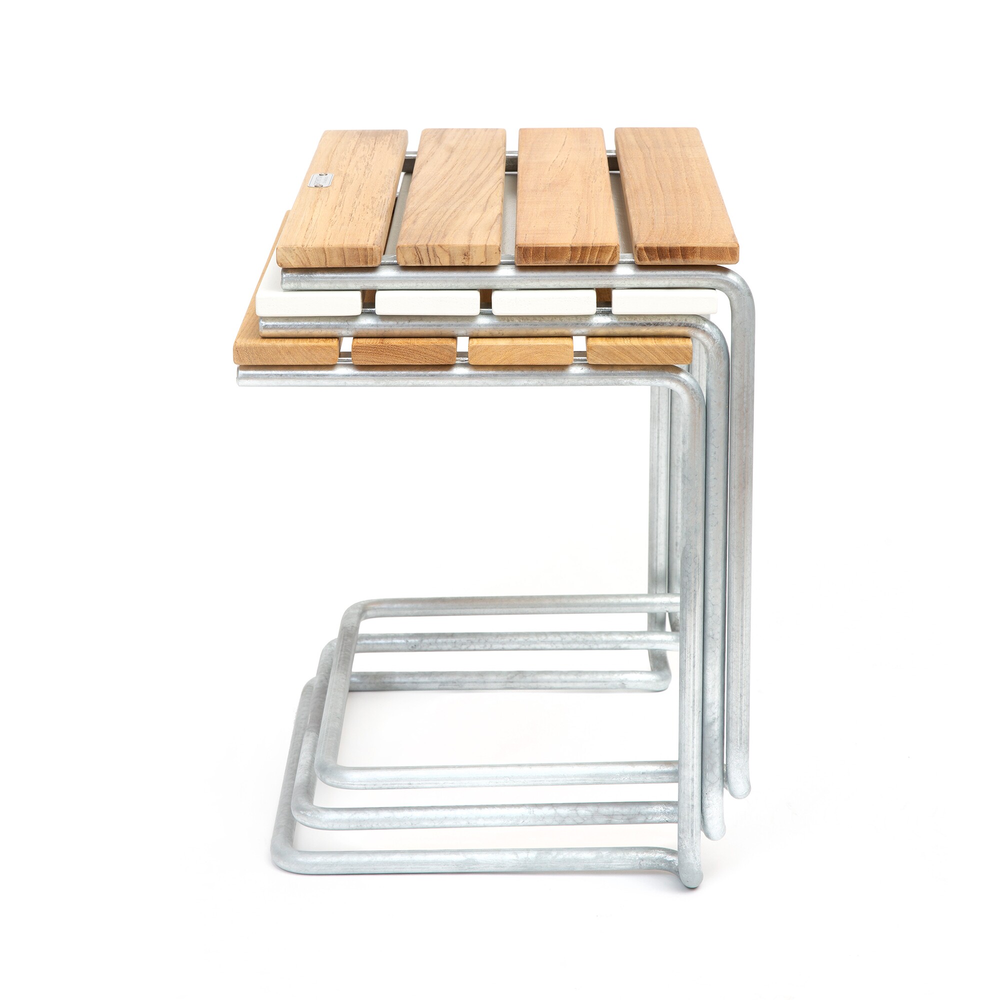 A3 Garden Footstool Oak