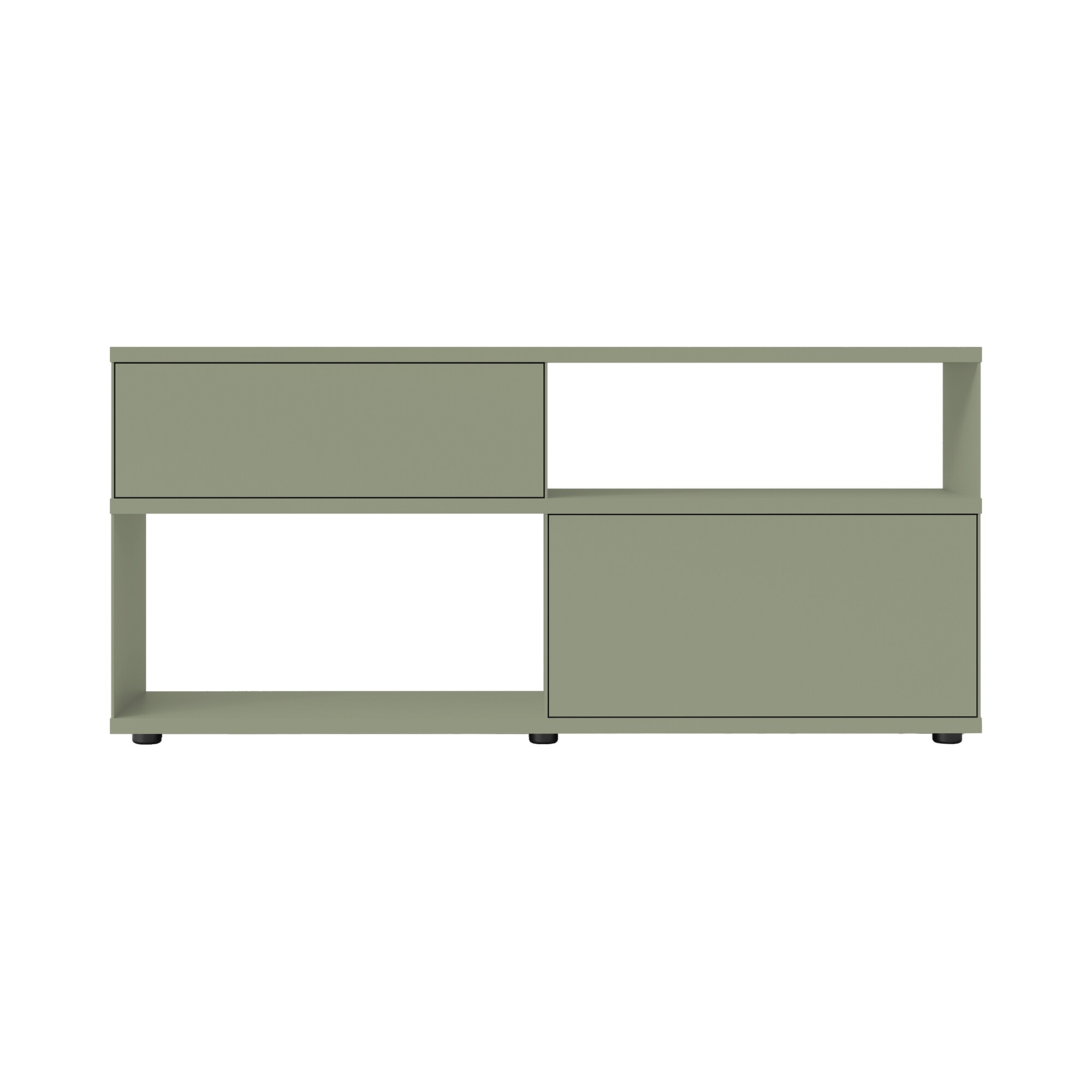 Flow Q Sideboard with Drawer and Flap Door 160x71x40cm