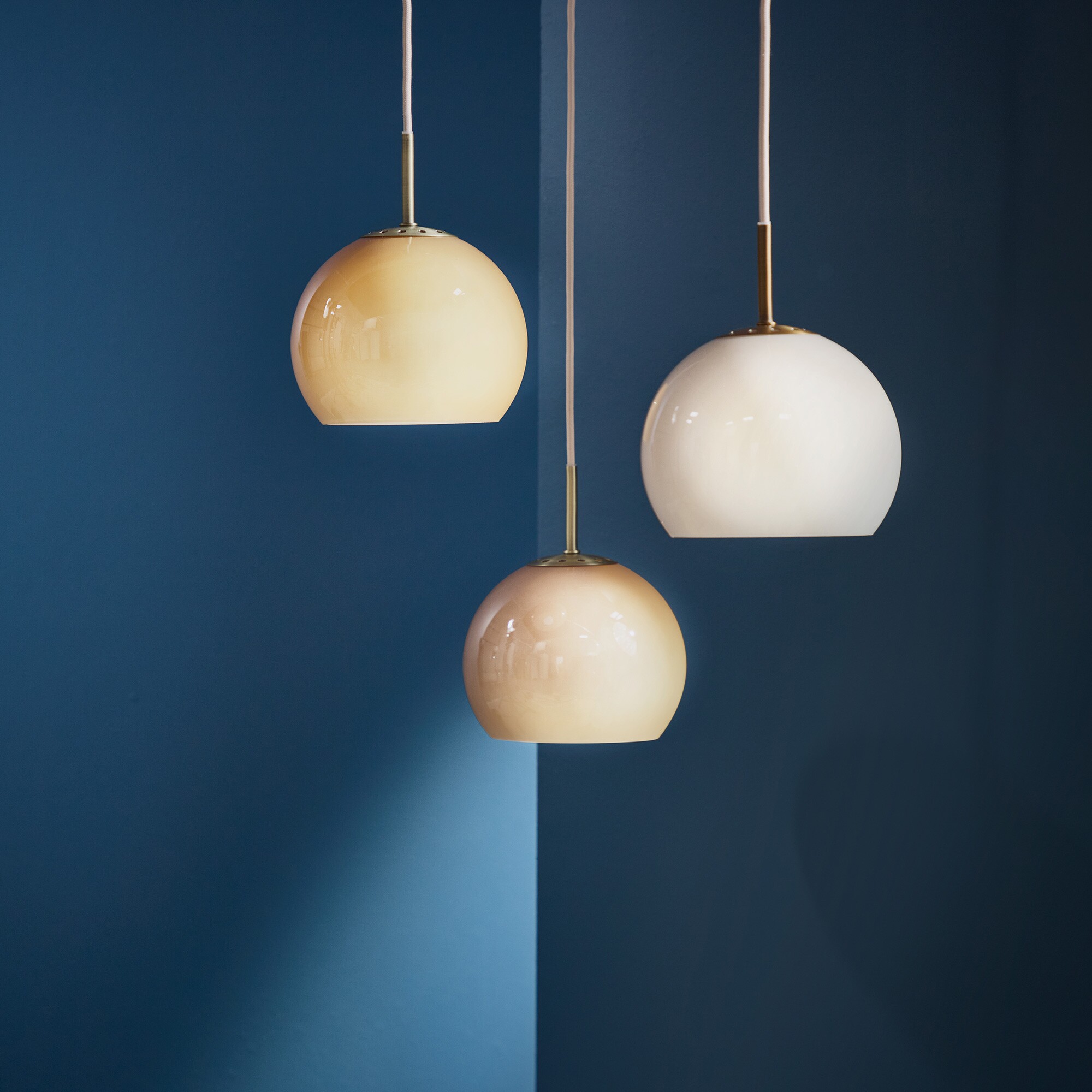 Ball Suspension Lamp Glass Ø 18cm