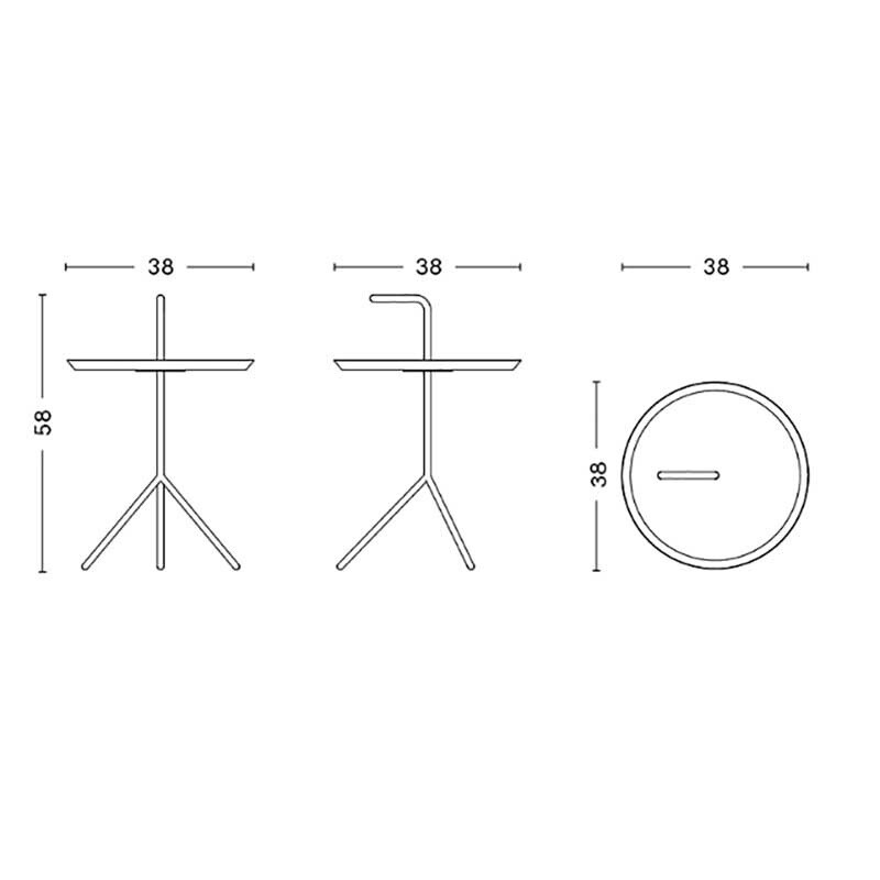 DLM Side Table High Gloss