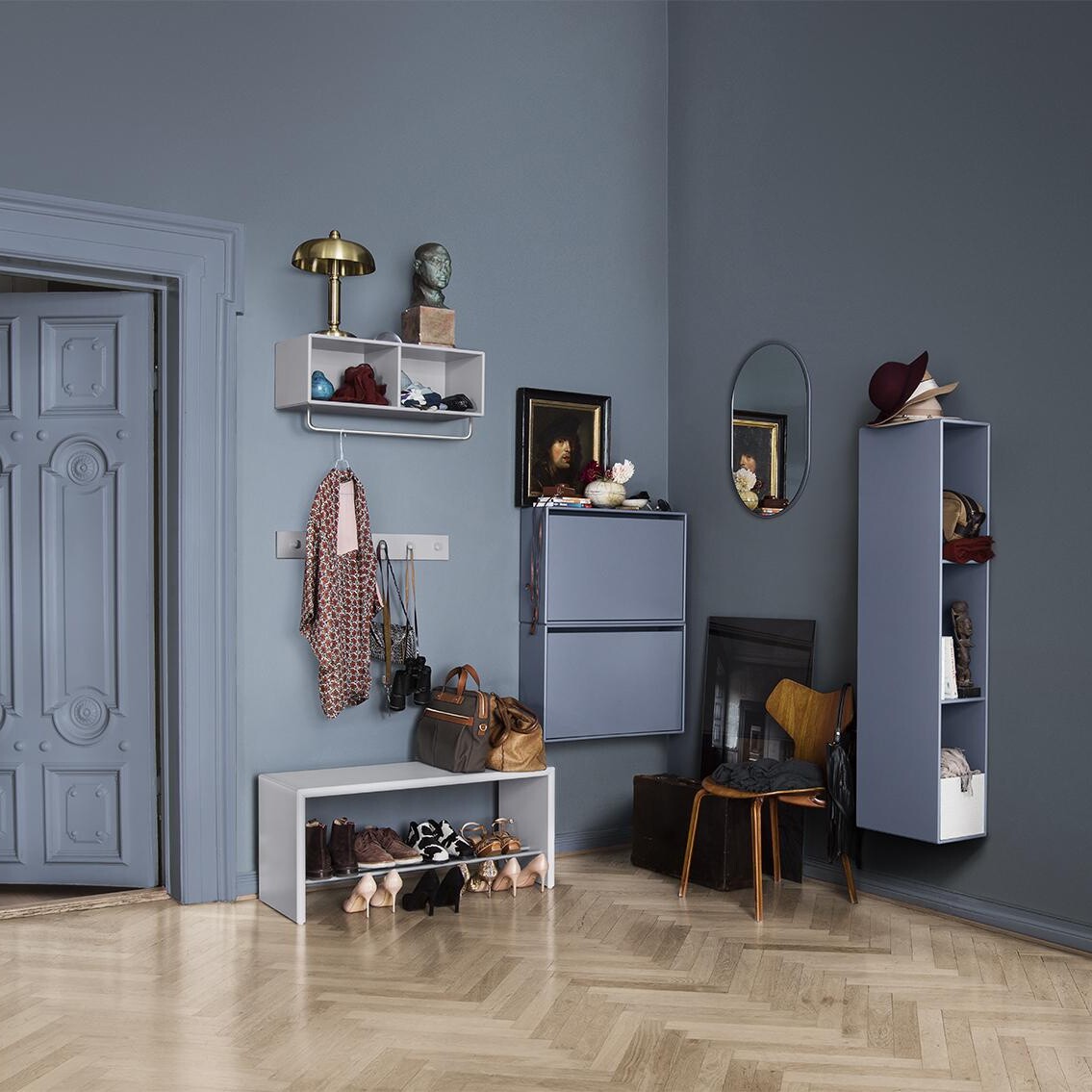 Hide Shoe Storage Box